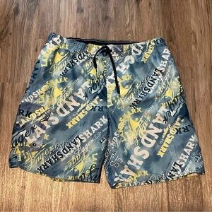 Landshark Premium Lager Co Swim Trunks Board Shorts Mens Size Large (34)